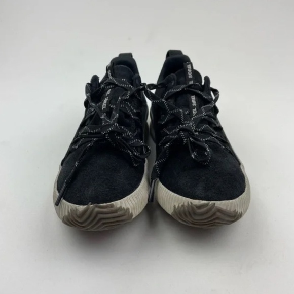 SOREL OUT N” ABOUT WATERPROOF BLK SUEDE SNEAKERS Size 5.5 - Picture 2 of 7